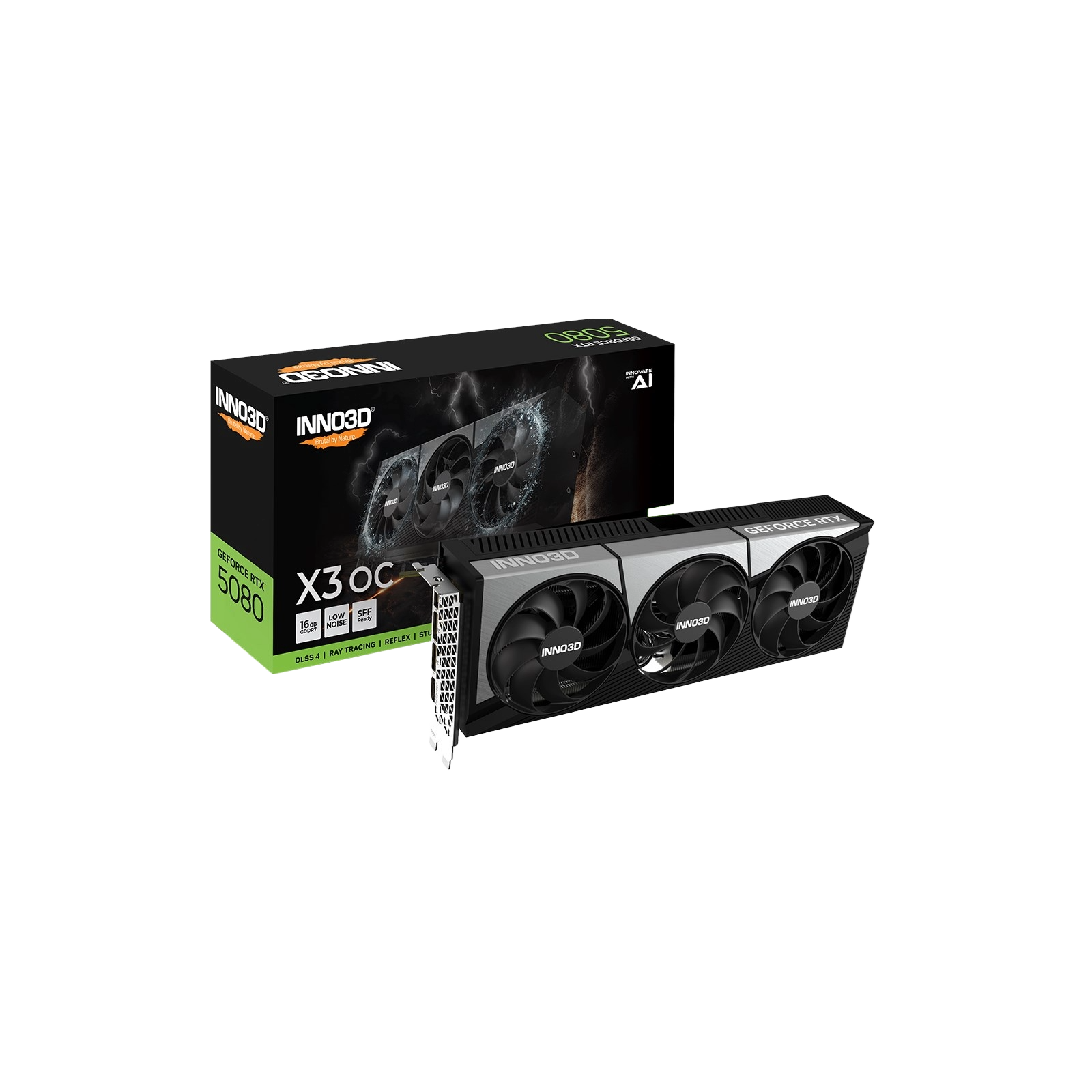 INNO3D Geforce RTX 5080 X3 OC 16GB Graphics Card - CCL Computers